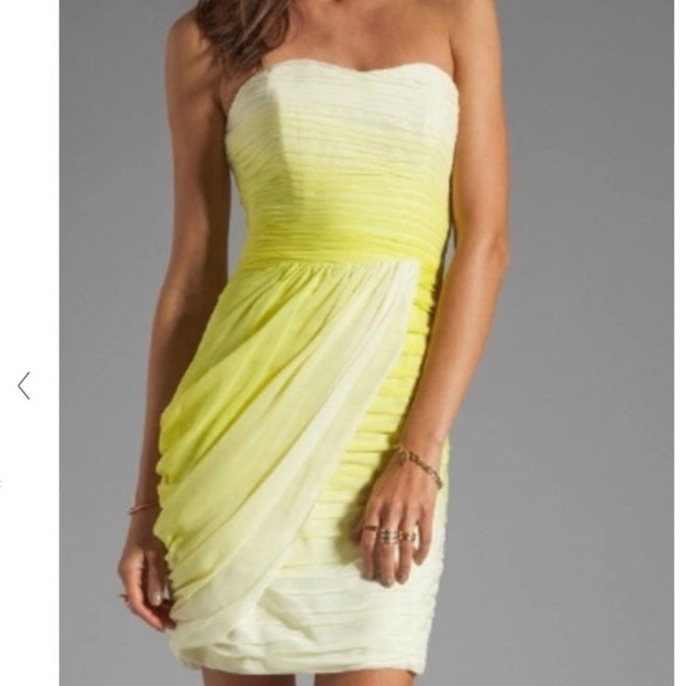 🛍ombre orange cocktail silk dress 👗